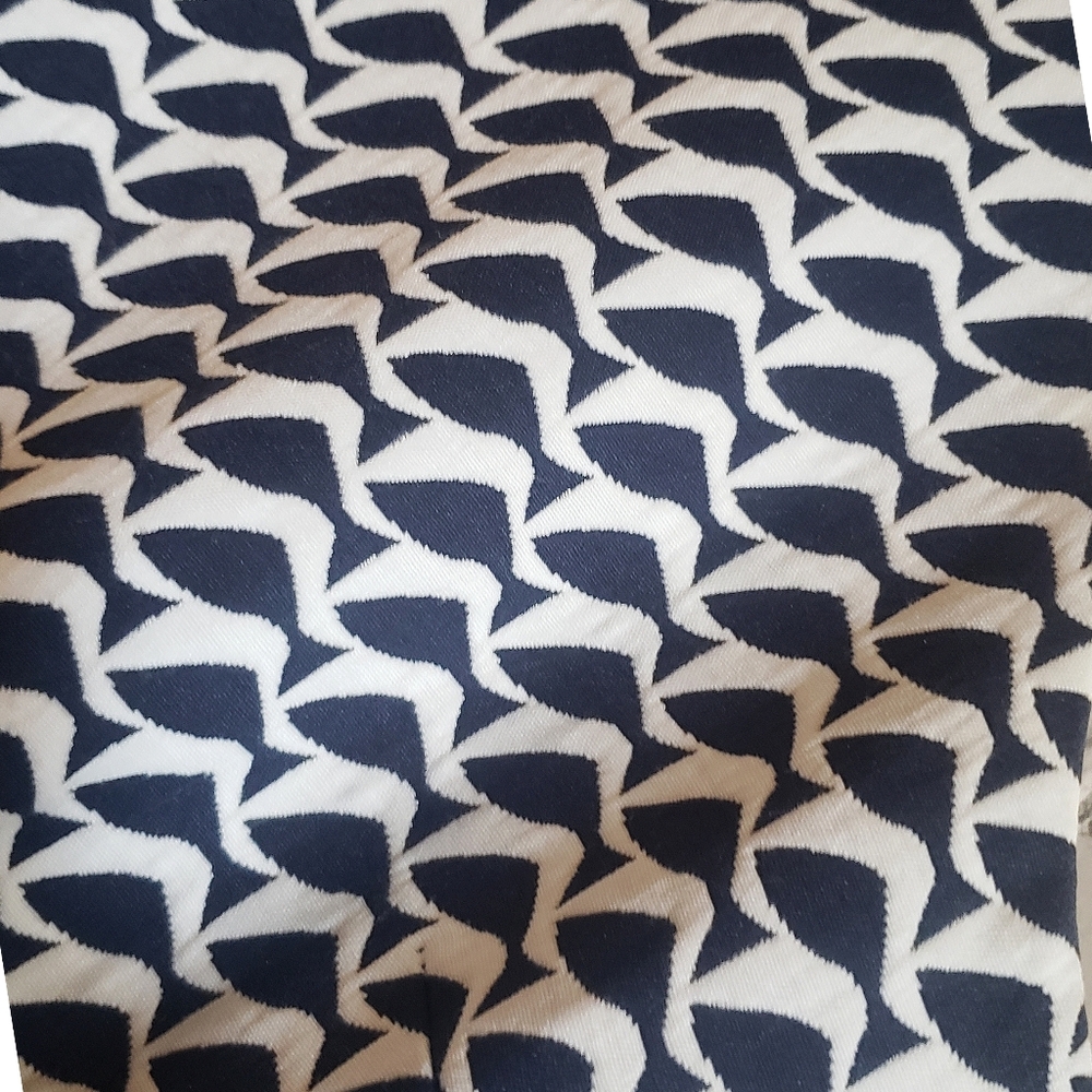 Vineyard Vines Dress Womens Navy White Whale Pattern 4 Lined Zippered Classic - Picture 8 of 11